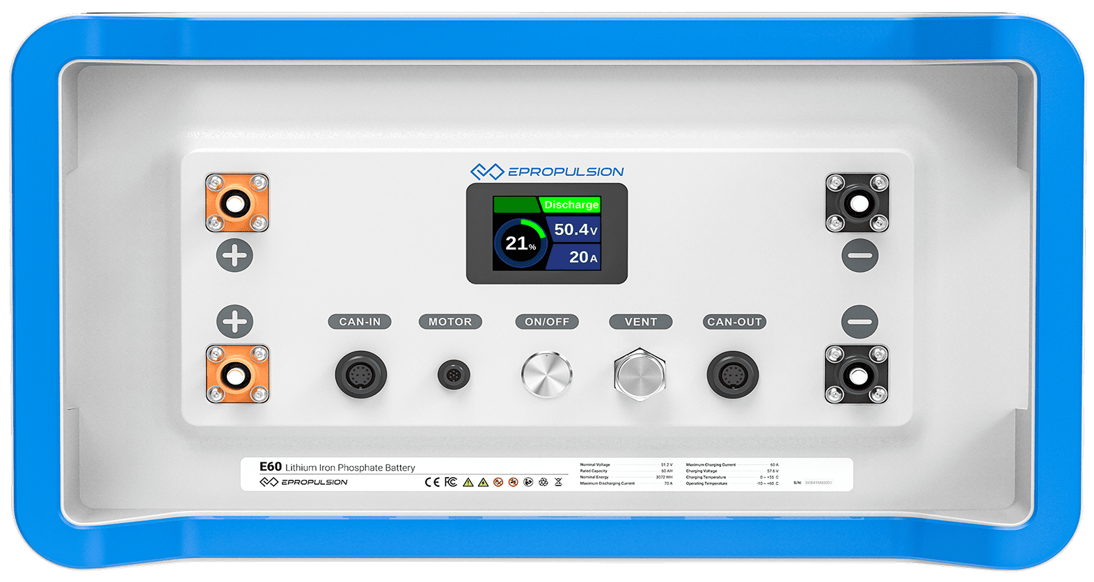 船用电池-船用锂电池-E60设计细节-逸动科技