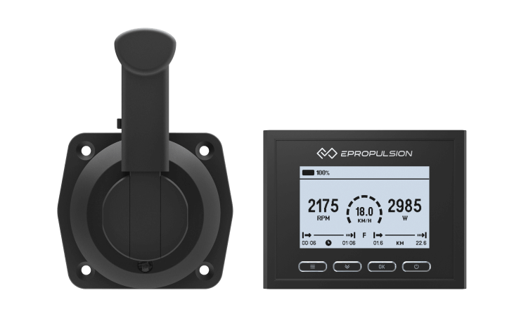 侧舷控制器-电动船外机-电动吊仓推进器-逸动科技