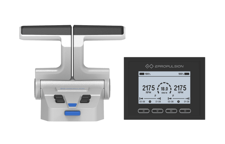 双操控制器-电动船外机-电动吊仓推进器-逸动科技