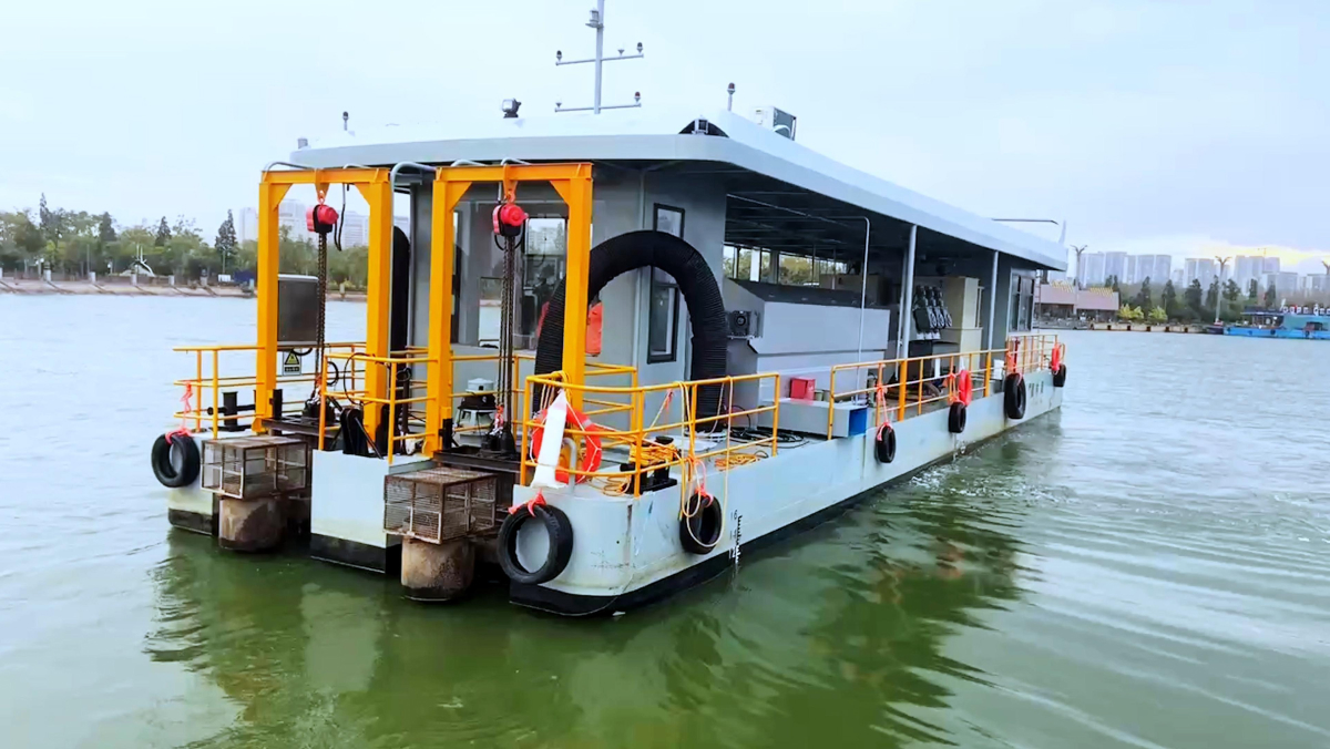 昆明滇池混动蓝藻治理船项目概况-逸动科技